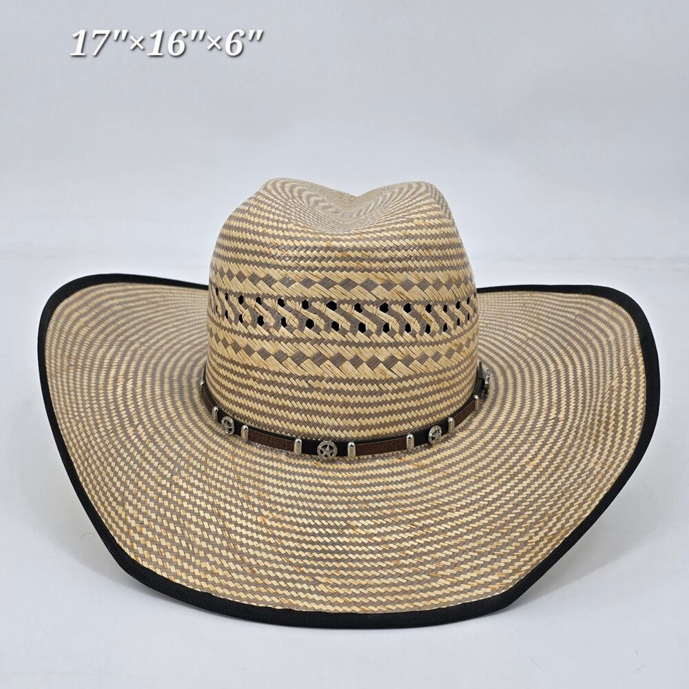 Twister‎ Boho Western Coastal Cowgirl 10X Straw Cowboy Hat – Size 7 ½